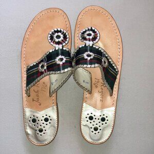 Jack Rogers Plaid sandals 8.5